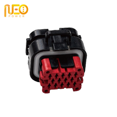 14 Way Vehicle Charger High Voltage Interlock Connector High Speed Transmission 8A