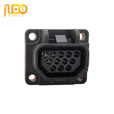Best sale Right angle 500V IP67 12 Way Flange Electric vehicle Male Connector
