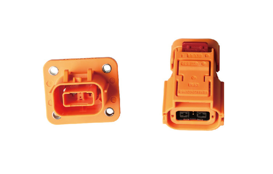 2 Pin Plug And Socket Connectors , IP67B High Voltage Electrical Connectors