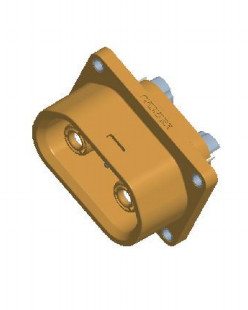 Stamping Terminal 90A Power And Signal Connector 360 Degree Shielding Plastic Shell