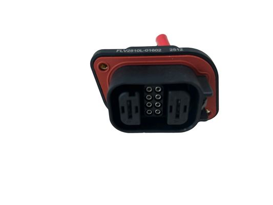 FLV2+8 High-Temp Hybrid Connector 80A 600VAC Black ABS Housing for Industrial Vehicles