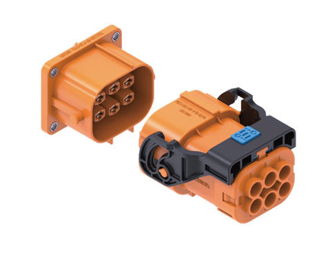 Neopower 6-Pin High Voltage 1000V 35A Automotive Power and Signal Connector with 360° Shielding