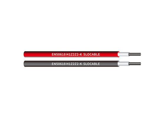 Single Core 30A PV Cable Assembly , 1500V DC Photovoltaic Cable 4mm2 CE Approved