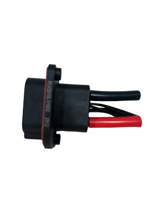 FLV2+8 High-Temp Hybrid Connector 80A 600VAC Black ABS Housing for Industrial Vehicles